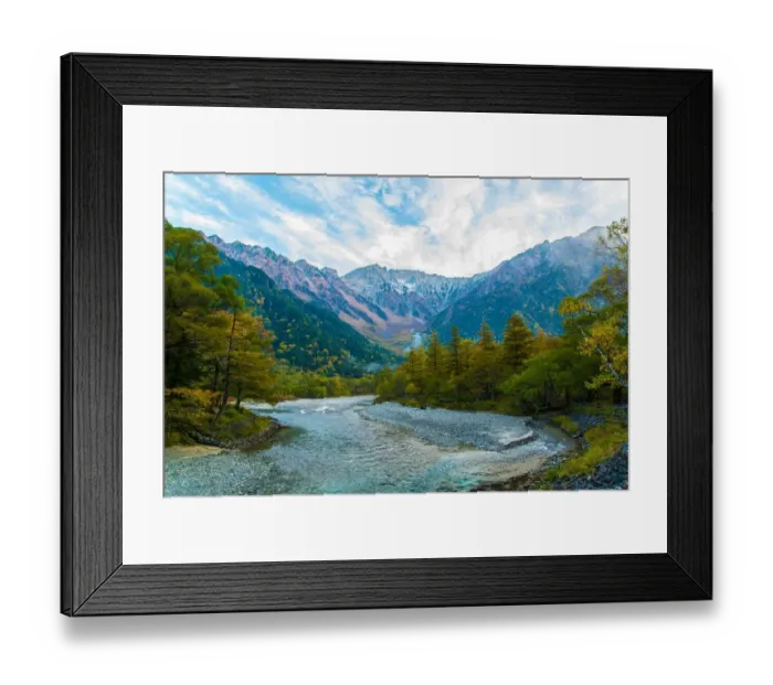 Framed Print : Japanese Northern Alps Framed Print : Japanese Northern Alps
