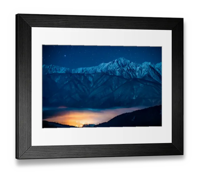 Framed Print : Hakuba Village dreaming Framed Print : Hakuba Village dreaming