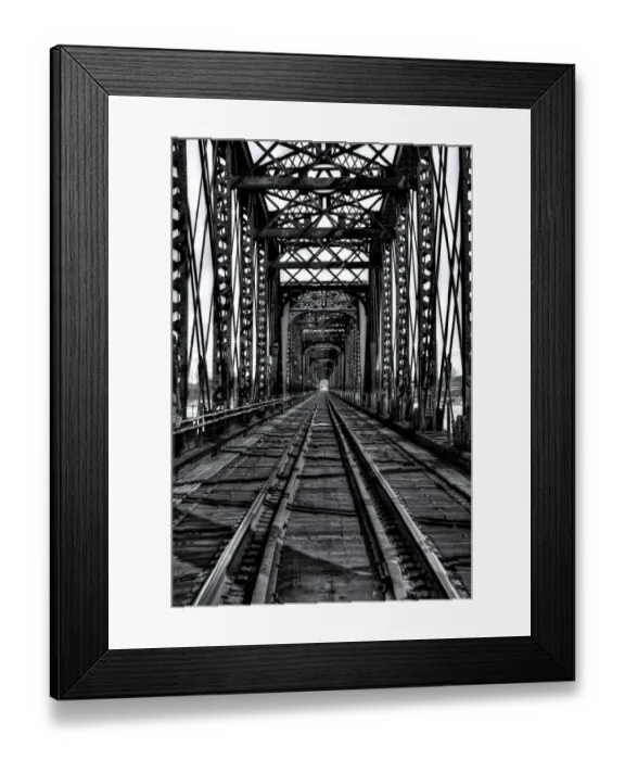 Framed Print : The International Railway Bridge Framed Print : The International Railway Bridge