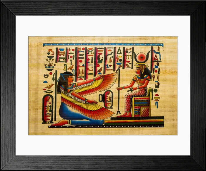 Framed Print : Egyptian ancient papyrus Framed Print : Egyptian ancient papyrus