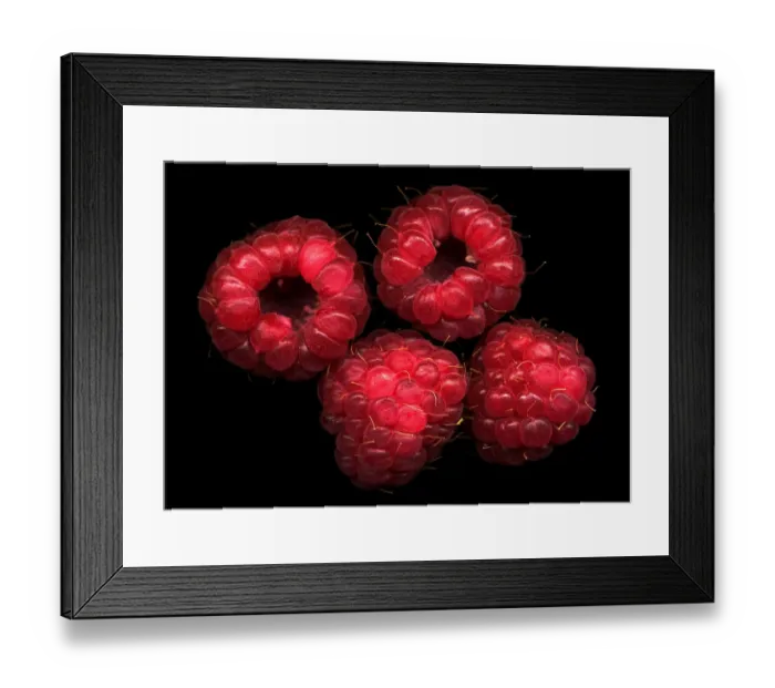 Framed Print : The four raspberries Framed Print : The four raspberries