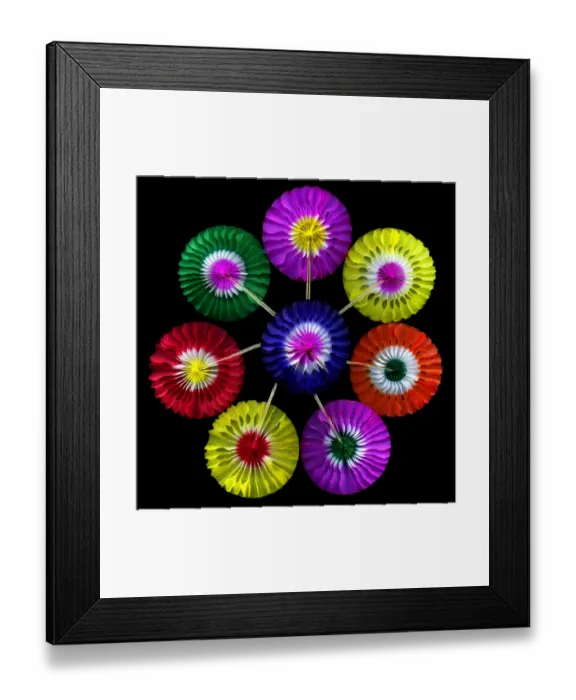 Framed Print : Fun flower wheel Framed Print : Fun flower wheel
