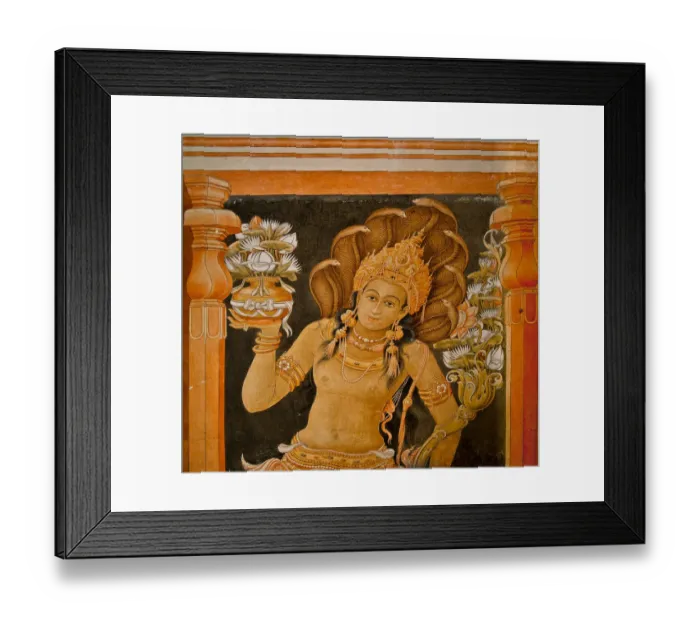 Framed Print : Wall Paintings in the Shrine at Kelaniya Temple Framed Print : Wall Paintings in the Shrine at Kelaniya Temple