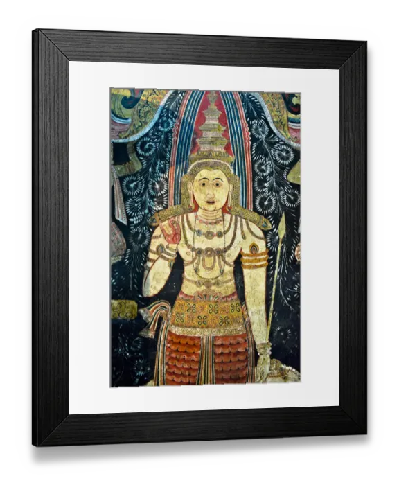 Framed Print : Wall Paintings in the Shrine at Kelaniya Temple Framed Print : Wall Paintings in the Shrine at Kelaniya Temple