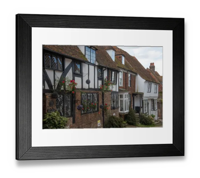 Framed Print : Mermaid Street in Rye Framed Print : Mermaid Street in Rye