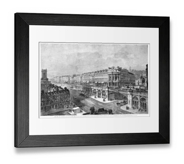 Framed Print : High Level Road, Hatton Garden, London Framed Print : High Level Road, Hatton Garden, London