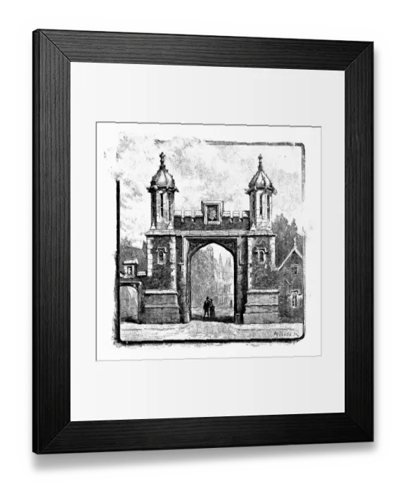 Framed Print : Antique illustrations of England, Scotland and Ireland: Lincolns Inn Framed Print : Antique illustrations of England, Scotland and Ireland: Lincolns Inn