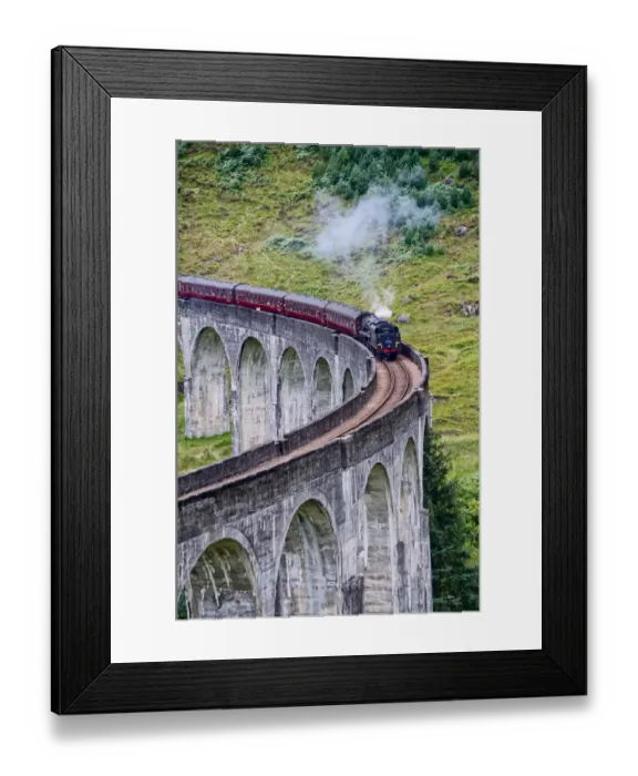 Framed Print : Famous Jacobite steam train Framed Print : Famous Jacobite steam train