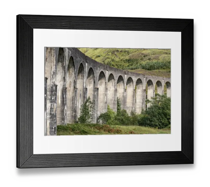 Framed Print : Glenfinnan Viaduct, West Highland Line railway bridge, Lochaber, Scotland, United Kingdom Framed Print : Glenfinnan Viaduct, West Highland Line railway bridge, Lochaber, Scotland, United Kingdom