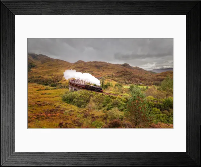 Framed Print : The Jacobite Train, Glenfinnan Framed Print : The Jacobite Train, Glenfinnan