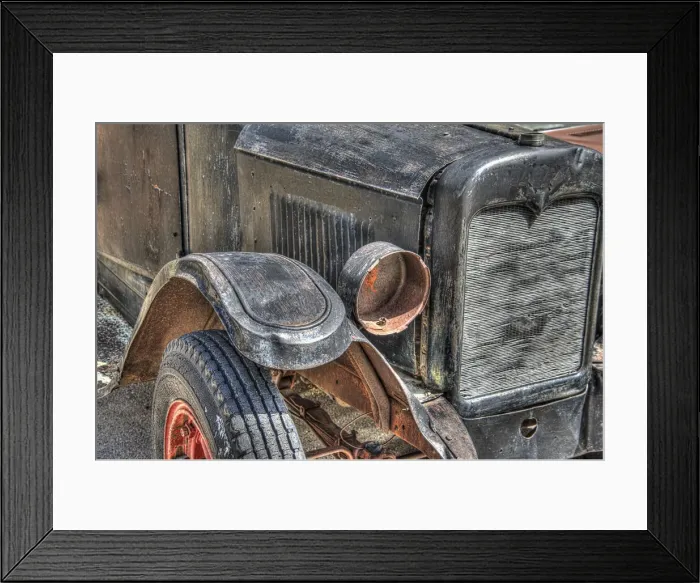 Framed Print : Front Fender, 30s Truck Framed Print : Front Fender, 30s Truck
