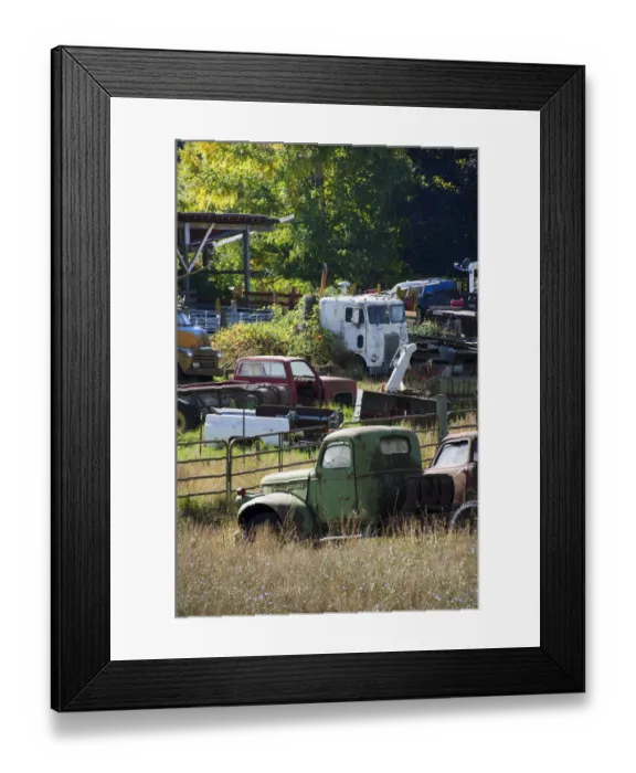 Framed Print : Country Junk Yard Framed Print : Country Junk Yard