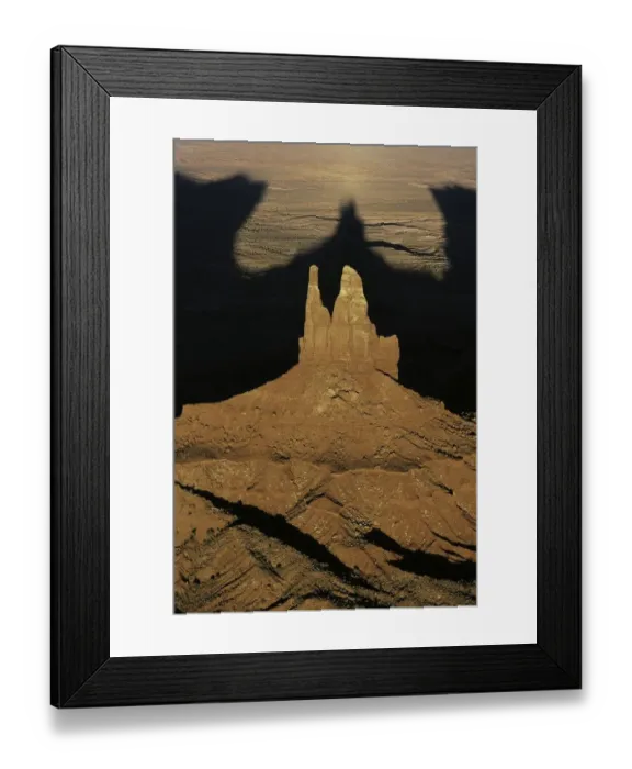 Framed Print : This is an aerial view of the Navajo Tribal Park at sunset Framed Print : This is an aerial view of the Navajo Tribal Park at sunset