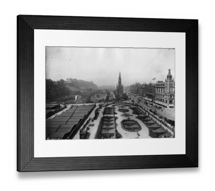 Framed Print : Princes St Gardens Framed Print : Princes St Gardens
