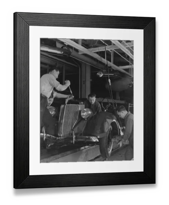 Framed Print : Assembly Line Production Framed Print : Assembly Line Production