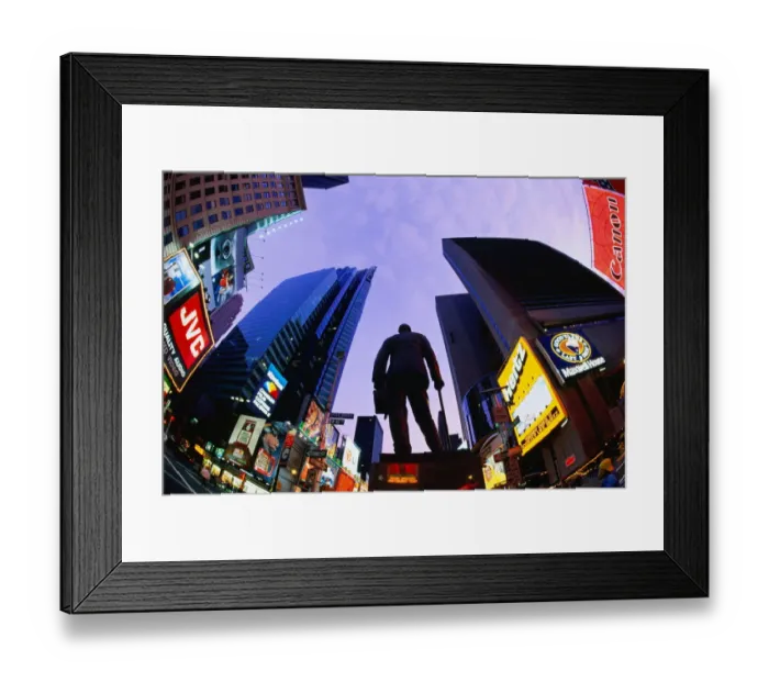 Framed Print : USA, New York, New York City, Times Square, Cohan statue Framed Print : USA, New York, New York City, Times Square, Cohan statue