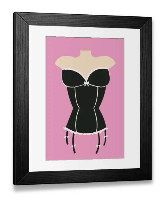 Framed Print : corset, 165558522 Framed Print : corset, 165558522