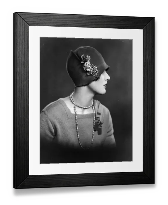 Framed Print : Cloche Hat Framed Print : Cloche Hat