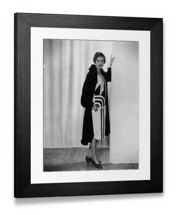 Framed Print : Celanese Frock Framed Print : Celanese Frock