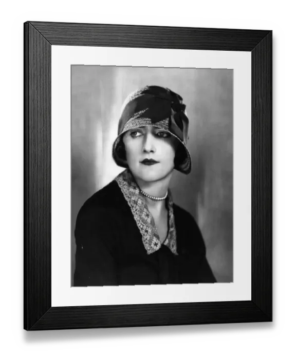 Framed Print : 1920s Hat. 1929: A 1920s cloche hat. (Photo by Sasha / Hulton Archive / Getty Images) Framed Print : 1920s Hat. 1929: A 1920s cloche hat. (Photo by Sasha / Hulton Archive / Getty Images)