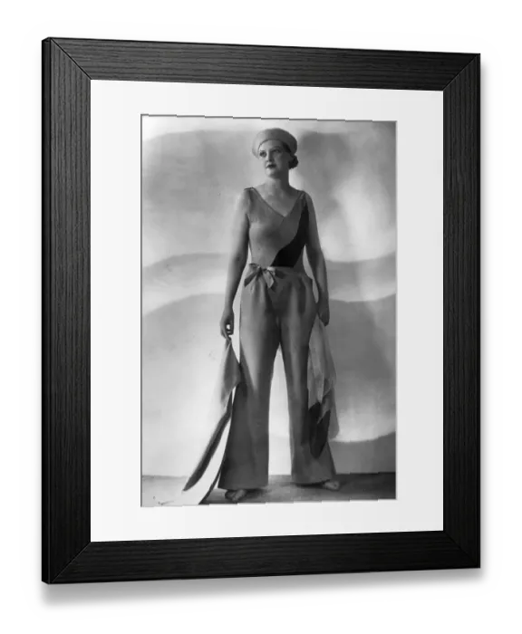 Framed Print : Trouser Suit Framed Print : Trouser Suit