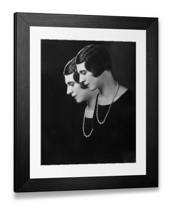Framed Print : Twenties Women