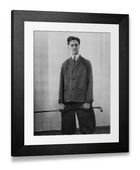 Framed Print : Golf Jacket