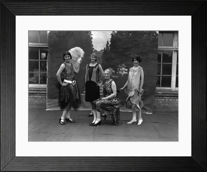 Framed Print : Evening Frocks Framed Print : Evening Frocks