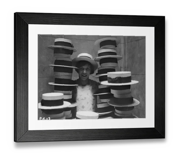Framed Print : Straw Boaters Framed Print : Straw Boaters