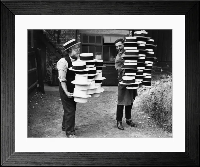 Framed Print : Straw Hats Framed Print : Straw Hats