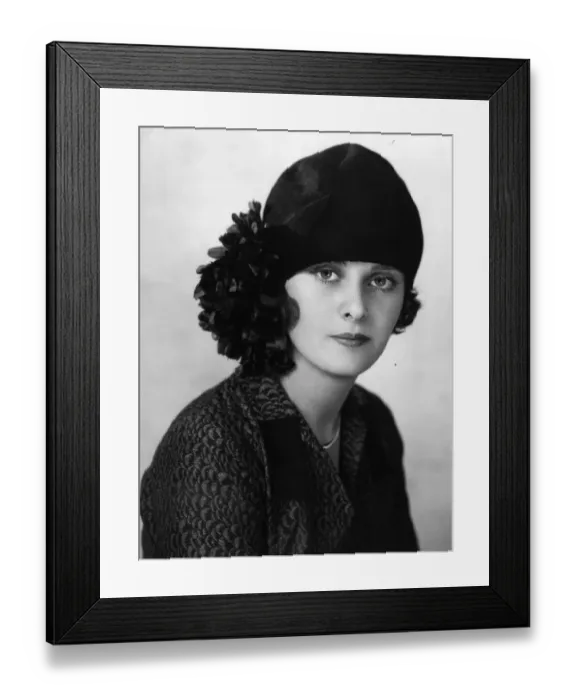 Framed Print : Cloche Hat Framed Print : Cloche Hat