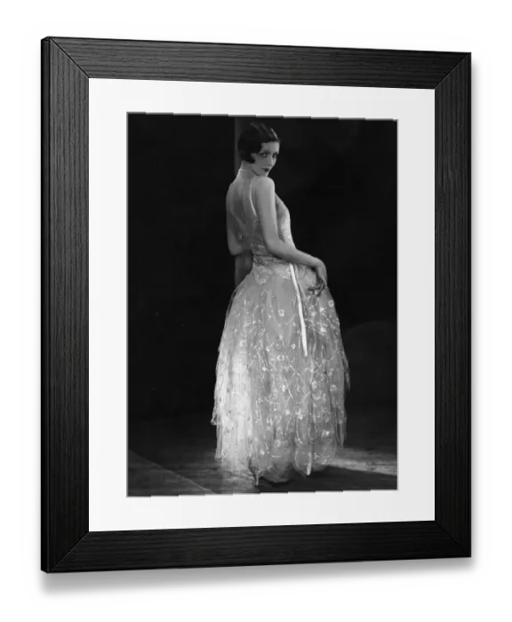 Framed Print : Gown In Gauze