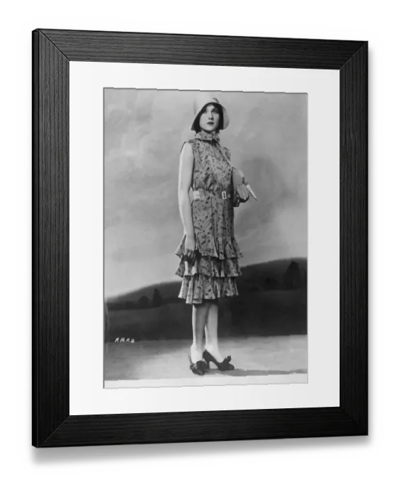 Framed Print : Tiered Dress Framed Print : Tiered Dress