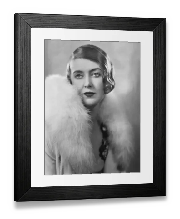 Framed Print : Fur Collar Framed Print : Fur Collar