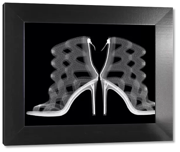 High heel shoes, X-ray
