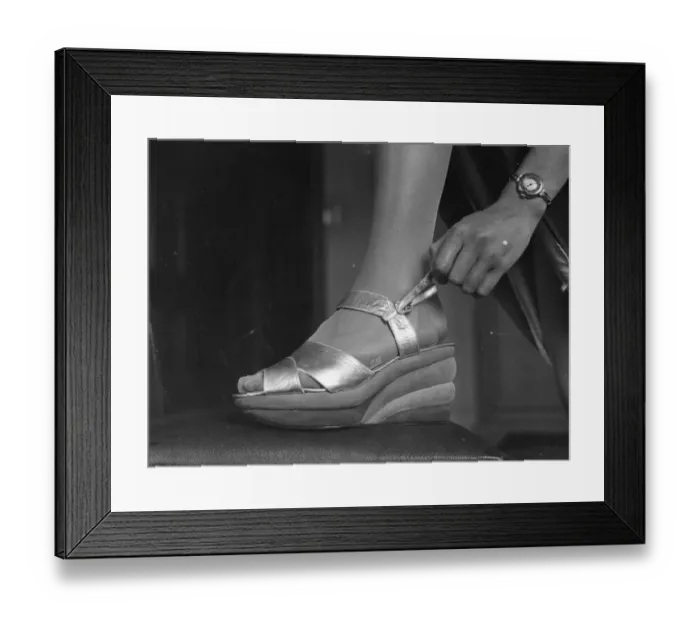 Framed Print : Stacked Heels Framed Print : Stacked Heels