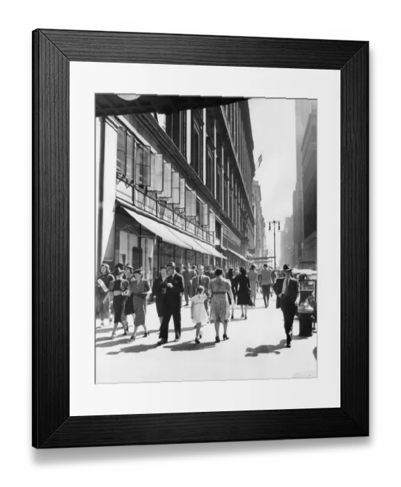 Framed Print : New York Street