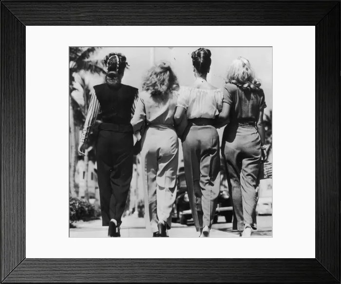 Framed Print : Rear View On Fashion Framed Print : Rear View On Fashion