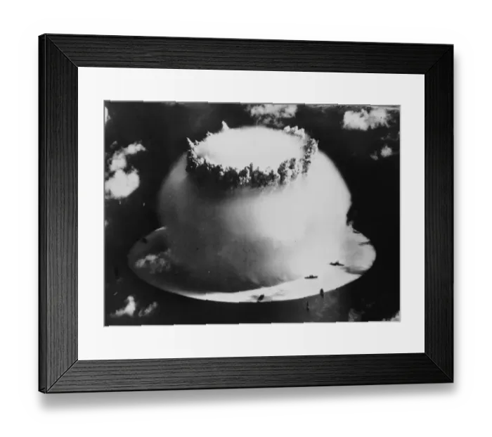 Framed Print : Atomic Atoll Framed Print : Atomic Atoll