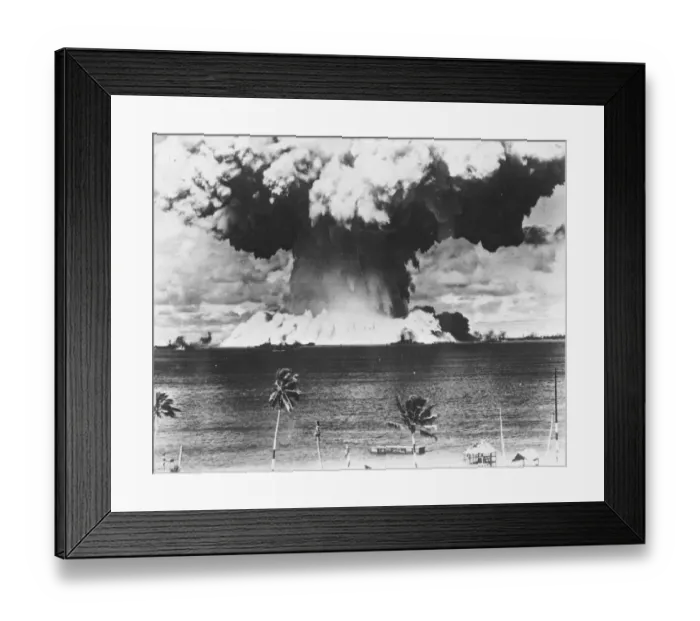Framed Print : Bikini Bomb