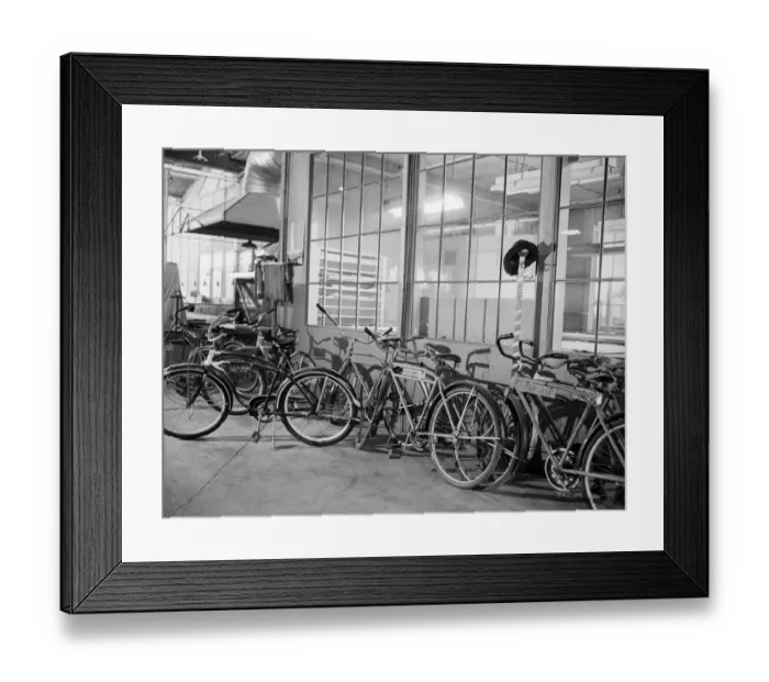 Framed Print : Prop Shop Bikes Framed Print : Prop Shop Bikes