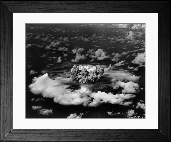Framed Print : Atom Bomb Tests Framed Print : Atom Bomb Tests