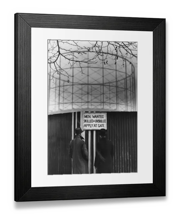 Framed Print : Labour Wanted Framed Print : Labour Wanted