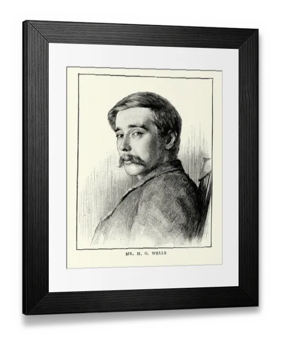 Framed Print : H. G. Wells Framed Print : H. G. Wells