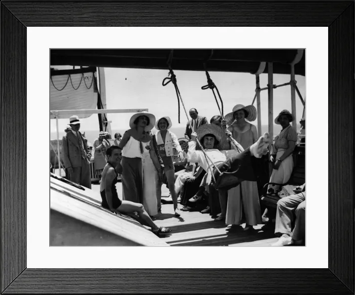 Framed Print : Deck Games Framed Print : Deck Games