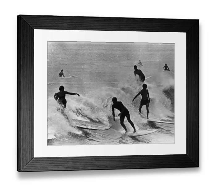 Framed Print : Surfing Derby Framed Print : Surfing Derby