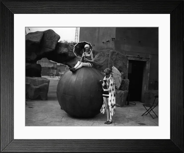 Framed Print : Beach Ball Fashion Framed Print : Beach Ball Fashion