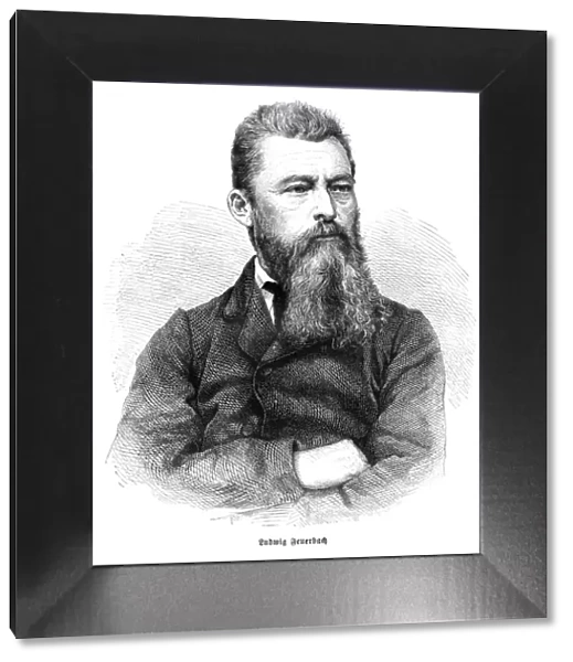 Ludwig Andreas von Feuerbach portrait 1872