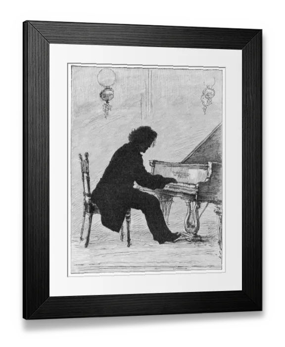 Framed Print : Anton Rubinstein pianist and composer 1892 Framed Print : Anton Rubinstein pianist and composer 1892