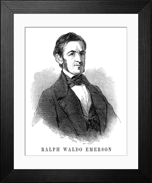 Framed Print : Ralph Waldo Emerson